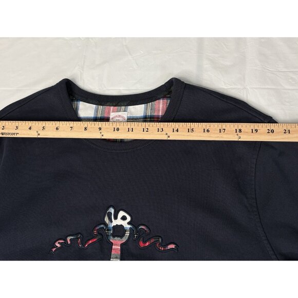 Brooks Brothers Cotton French Terry Golden Fleece Tartan Mens XXL Sweatshirt - Picture 14 of 15